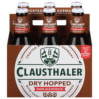 Clausthaler Malt Beverage, Non-Alcoholic, Dry Hopped, 6 Each