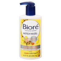 Biore Witch Hazel Cooling Cleanser, Pore Clarifying, 6.77 Ounce