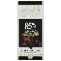 Lindt Excellence Dark Chocolate, 85% Cocoa, 3.5 Ounce