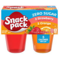 Snack Pack Zero Sugar Strawberry and Orange Juicy Gels Zero Sugar Strawberry and Orange Juicy Gels, 13 Ounce