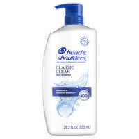 Head & Shoulders Dandruff Shampoo, Classic Clean, 28 oz, 28.2 Ounce