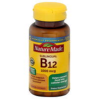 Nature Made Vitamin B12, Sublingual, 1000 mcg, Micro-Lozenges, Cherry, 50 Each