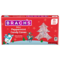 Brach's Candy Canes, Peppermint, Mini, 35 Each