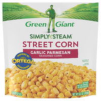 Green Giant Simply Steam Street Corn, Garlic Parmesan, Seasoned, 9.5 Ounce