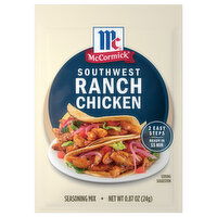 McCormick Street Taco Southwest Ranch Chicken Seasoning Mix, 0.87 Ounce