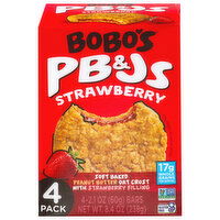 Bobo's Strawberry PB&Js, 4 Each