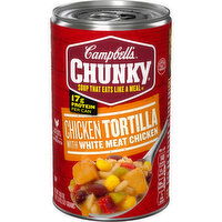 Campbell's® Chunky® Chunky® Soup, Chicken Tortilla Soup with Grilled White Meat Chicken, 18.6 Ounce