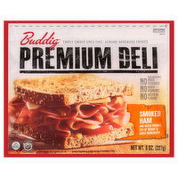 Buddig Premium Deli Ham, Smoked, 8 Ounce
