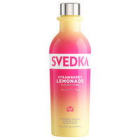Svedka Vodka, Strawberry Lemonade Flavored, 375 Millilitre