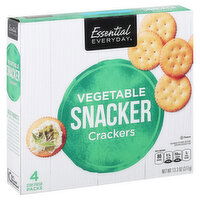 Essential Everyday Snacker Crackers, Vegetable, 4 Each