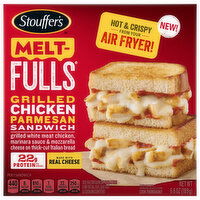 Stouffer's Melt-Fulls Sandwich, Grilled Chicken Parmesan, 6.6 Ounce