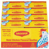 Maggi Bouillon, Chicken Flavored, Halal, 24 Each