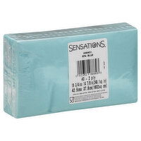 Sensations Napkins, Spa Blue, 2 Ply, 40 Each