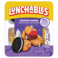 Lunchables Chicken Dunks, with Chocolate Creme Cookies, 4 Ounce