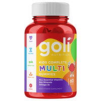 Goli Nutrition Multi, Complete, Kids, Gummies, 60 Each