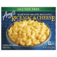 Amy's Rice Mac & Cheese, Gluten Free, Cheddar Cheese, 9 Ounce