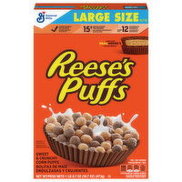 Reese's Puffs Corn Puffs Large Size, 16.7 Ounce