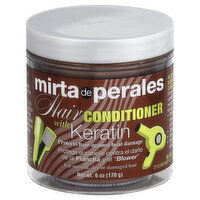 Mirta de Perales Hair Conditioner, with Keratin, For Normal, Dry or Damaged Hair, 6 Ounce