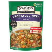 Bear Creek Country Kitchens Soup Mix, Vegetable Beef, Family Size, 8.1 Ounce