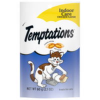 Temptations Treats for Cats, Chicken Flavor, Indoor Care, 2.1 Ounce