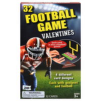 Mello Smello Football Game Valentines Cards, 32 Each