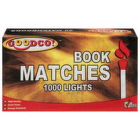 GoodCo Matches, Book, 50 Each