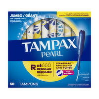 Tampax Pearl Tampax Pearl Tampons, Regular 50 Ct, 50 Each