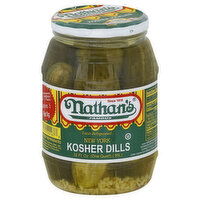 Nathan's Pickles, Kosher Dills, New York, 32 Ounce