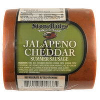 StoneRidge Jalapeno Cheddar Summer Sausage, 15 Ounce