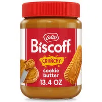 Lotus Biscoff Cookie Butter, Crunchy, 13.4 Ounce