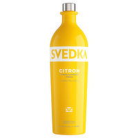 Svedka Vodka, Lemon Flavored, Citron, 1 Litre