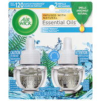 Air Wick Refills, Fresh Waters, Essential Oils, 2 Each