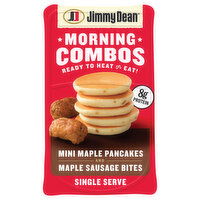 Jimmy Dean Morning Combos, Mini Maple Pancakes and Maple Sausage Bites, 3.27 Ounce