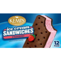 Kemps Strawberry Ice Cream Sandwiches, 42 Fluid ounce