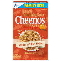 Cheerios Cereal, Pumpkin Spice, Family Size, 18.5 Ounce