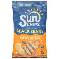 SunChips Whole Grain and Black Bean Snacks, Southwestern Queso, 7 Ounce