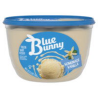 Blue Bunny Frozen Dairy Dessert, Homemade Vanilla, 48 Fluid ounce