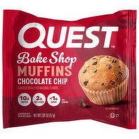 Quest Muffins, Chocolate Chip, Bake Shop, 2.01 Ounce