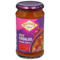 Patak's Simmer Sauce, Spicy Vindaloo, Hot, 15 Ounce