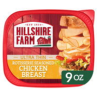 Hillshire Farm Ultra Thin Sliced Rotisserie Seasoned Chicken Breast Sandwich Meat, 9 Ounce