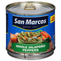 San Marcos Jalapeno Peppers, Whole, 11 Ounce