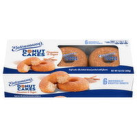 Entenmann's Donut Cakes, Cinnamon & Sugar, 6 Each