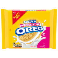 OREO OREO Double Stuf Golden Sandwich Cookies, Party Size, 24.95 oz, 24.95 Ounce