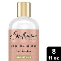 Shea Moisture Coconut & Hibiscus Curl & Style Milk, 8 Fluid ounce