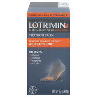 Lotrimin Treatment Cream, Antifungal, Athlete's Foot, 0.53 Ounce