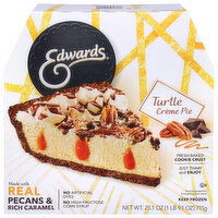 Edwards Creme Pie, Turtle, 25.1 Ounce