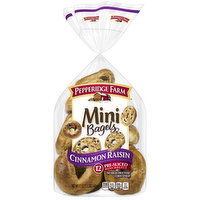 Pepperidge Farm® Farmhouse Mini Cinnamon Raisin Bagels, 17 Ounce