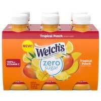 Welch's Drink, Zero Sugar, Tropical Punch, 6 Each