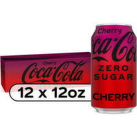 Coca-Cola Zero Sugar Zero Sugar Cherry Zero Sugar, 12 Each