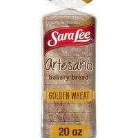 Sara Lee Artesano Golden Wheat Whole Wheat Pre-sliced Bread, 20 oz, 20 Ounce